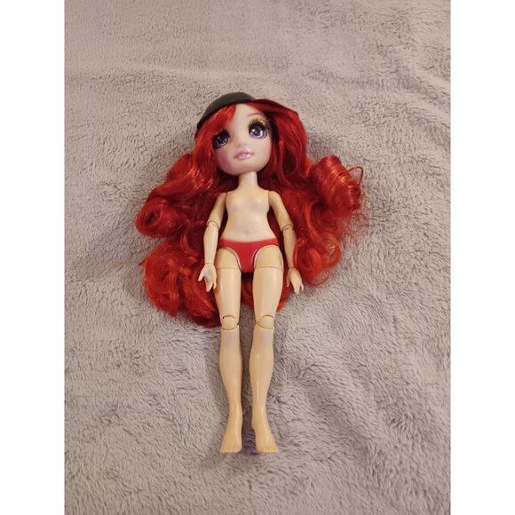 MGA Entertainment Other - Rainbow High Fashion Ruby Anderson Nude Articulated Doll Red with Cap NEW